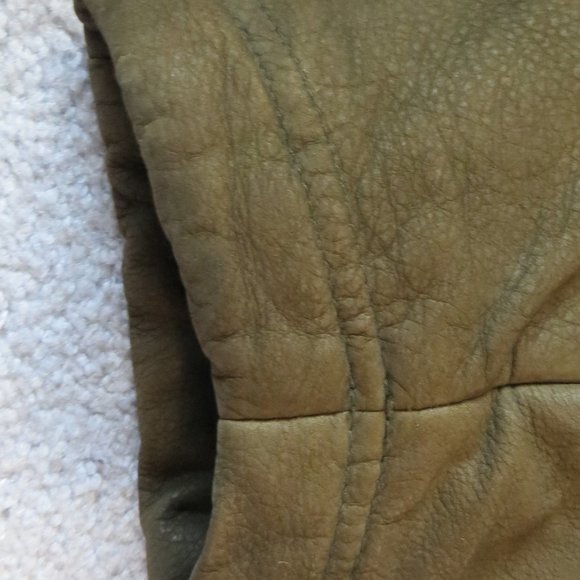 Men's full-length insulated suede jacket - Neto - Picture 5 of 6